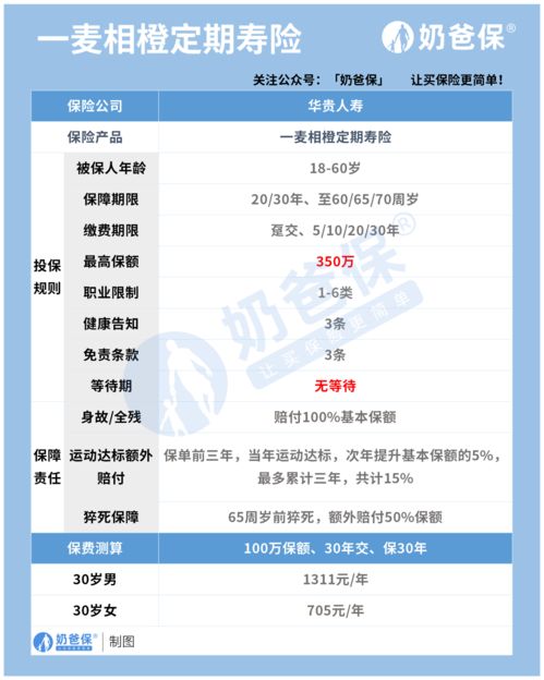 華貴一麥相橙定期壽險（互聯網專屬）深度評測 保障、性價比與網絡信息安全視角下的思考